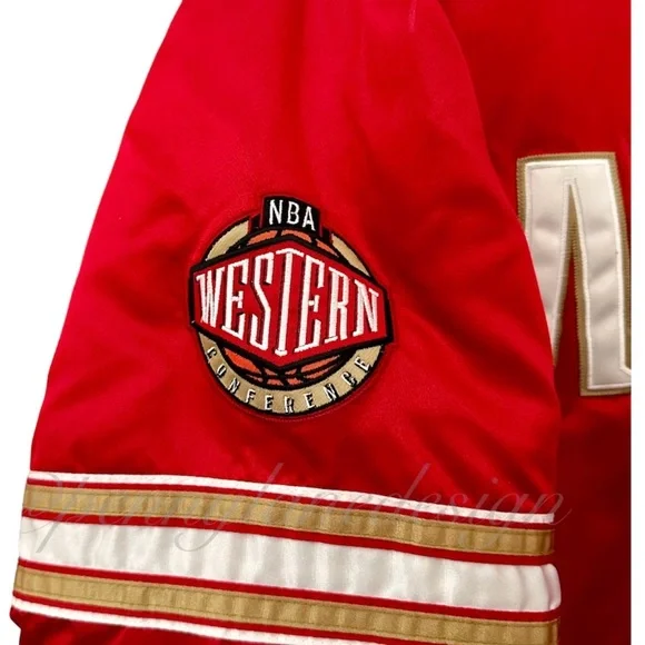 NBA Houston Rockets Western Conference All Star Jacket 2013 XXL - Picture 3 of 10
